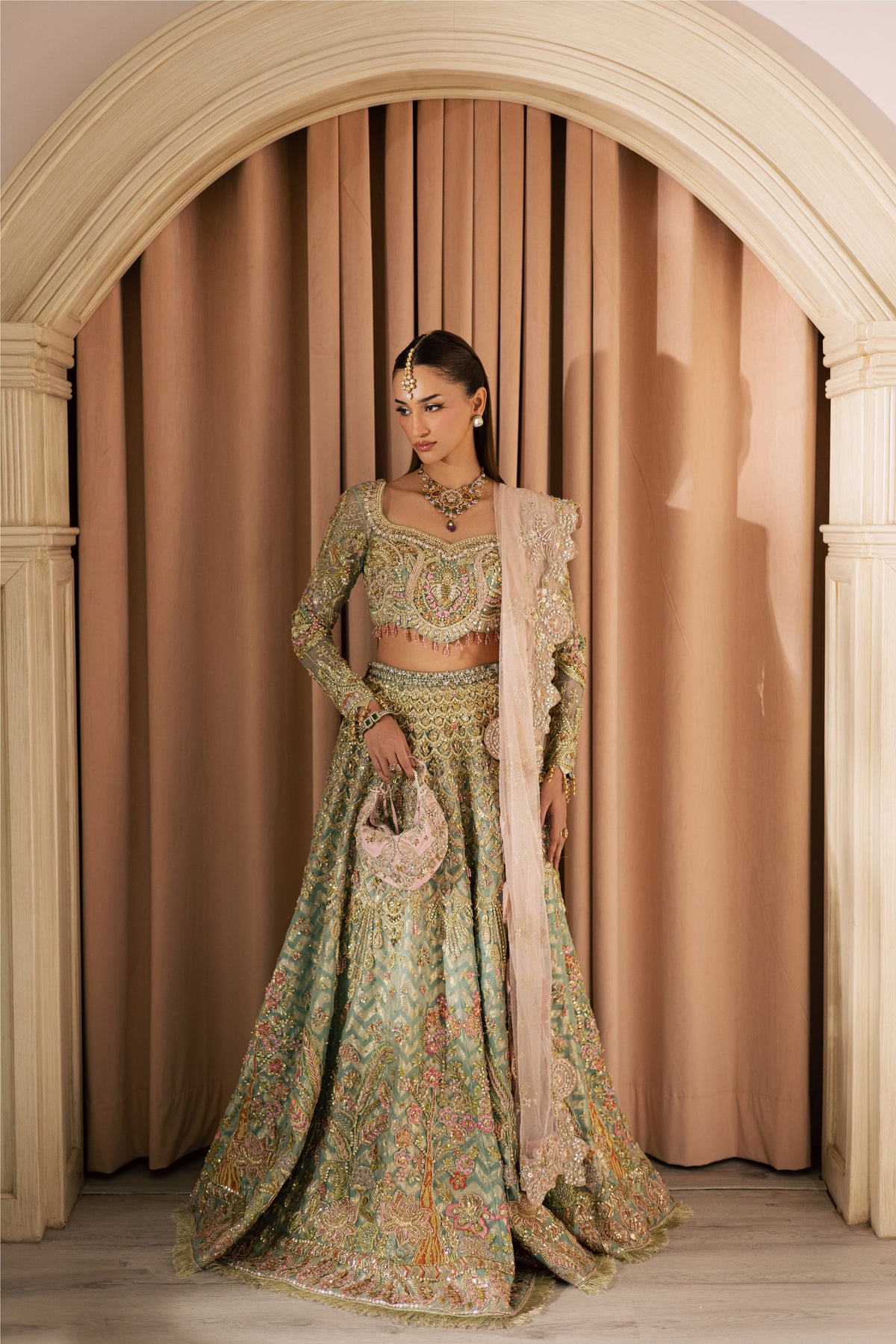 Kashaf designer-inspired formal dress, full-length primary view