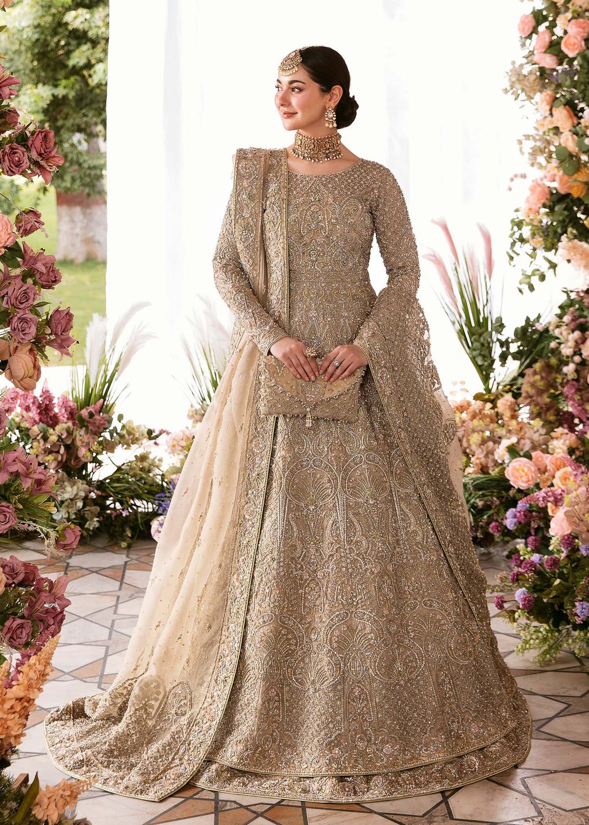 Minha designer-inspired formal dress, full-length primary view